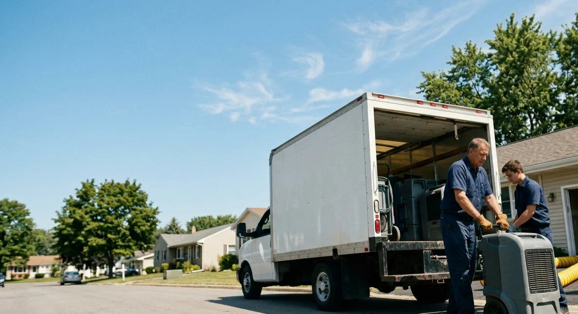 Water Damage Cleanup in Hillsdale, IL near me